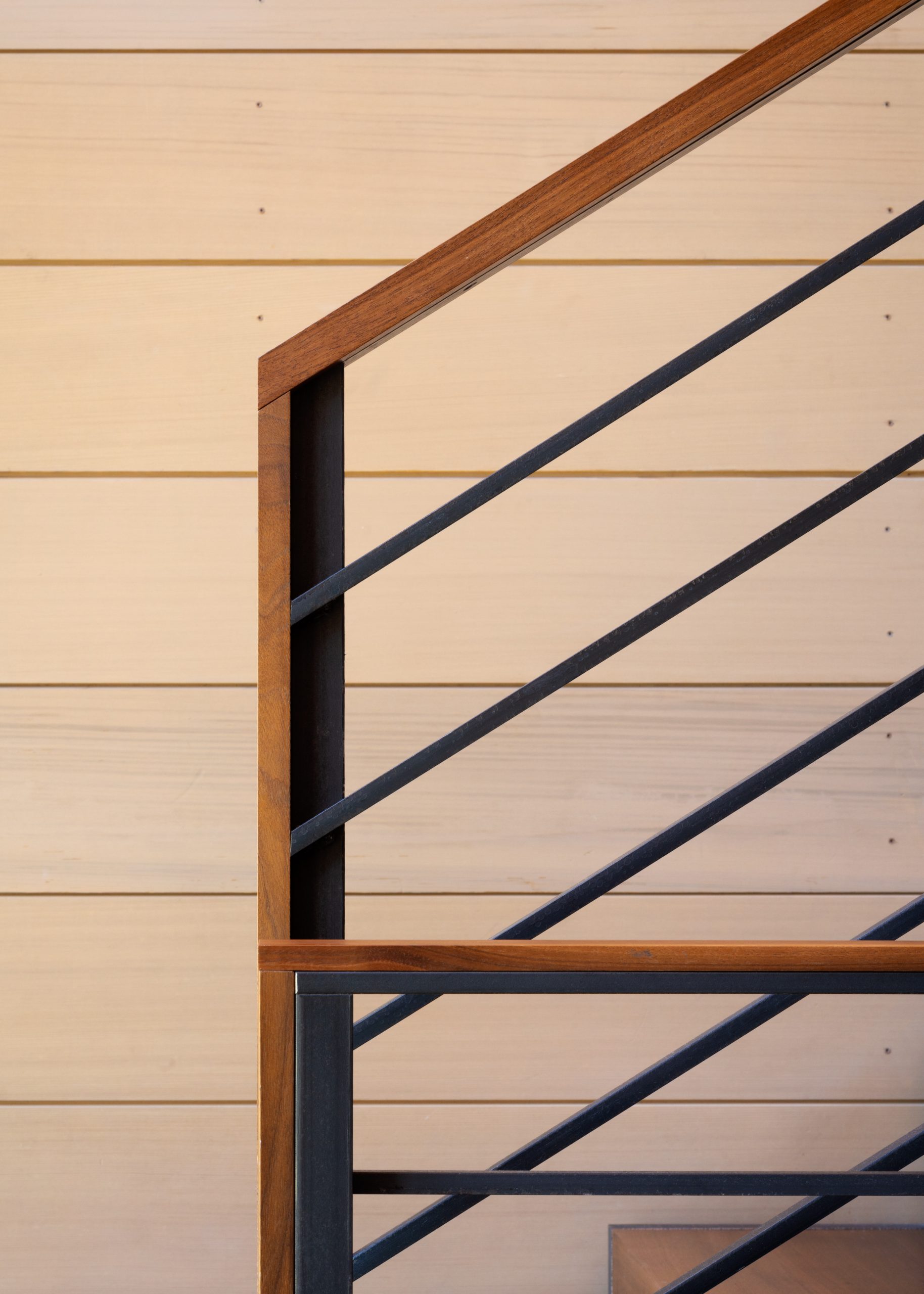 mw design workshop custom hand rail staircase